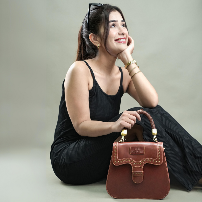 Helen Crossbody Bag - Brown