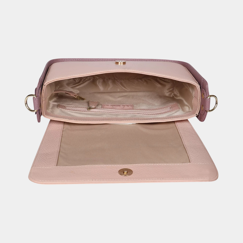 Lara Crossbody Bag - Violet & Pink