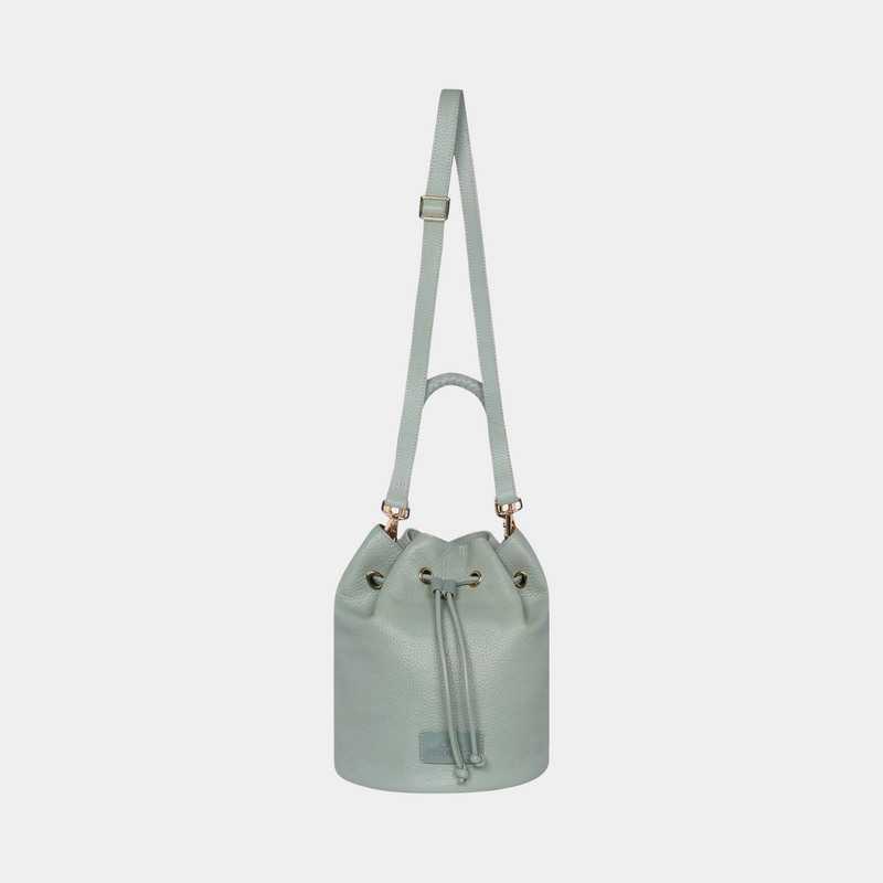 Sally Drawstring Bag - Light Green