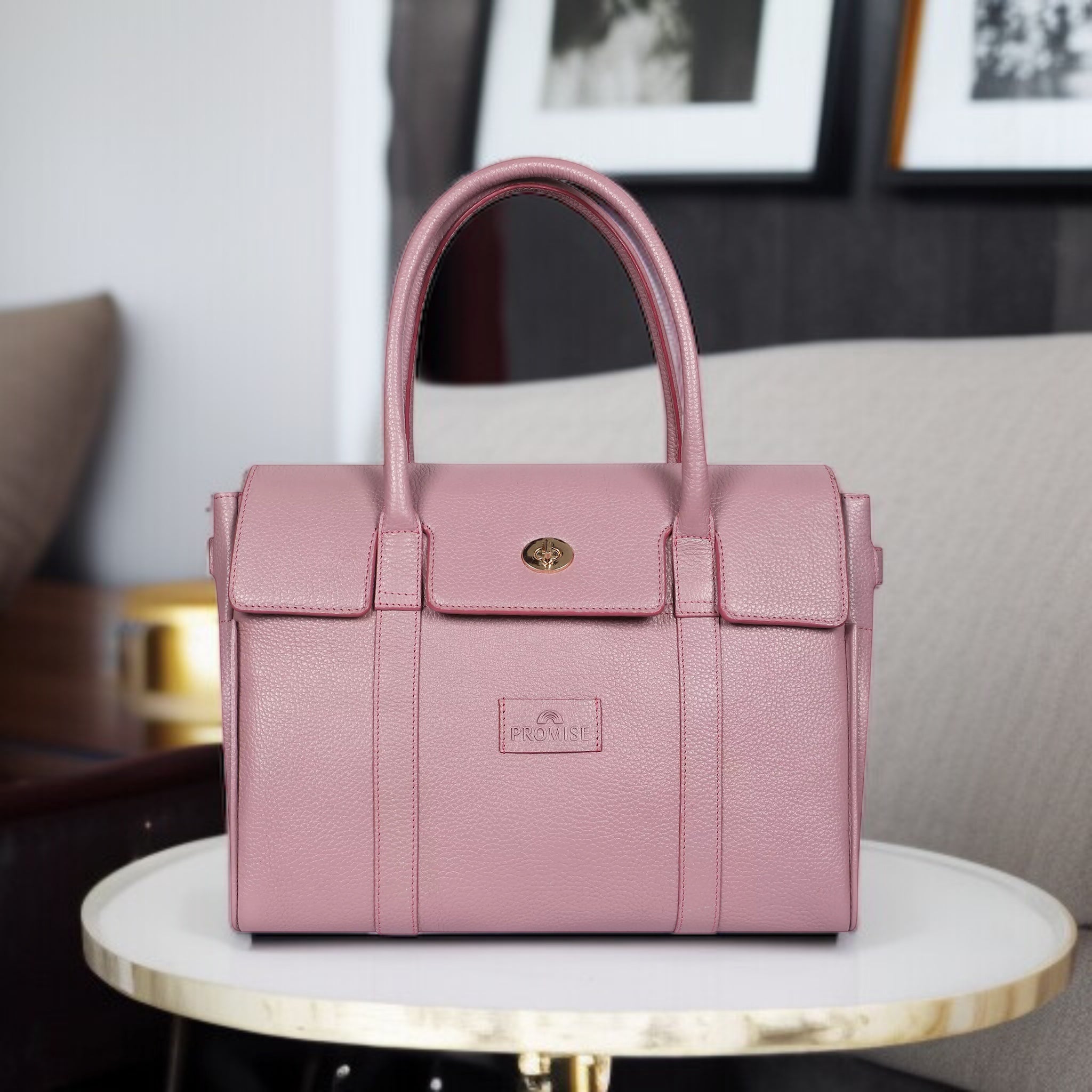 Sophia Handbag - Rose Pink