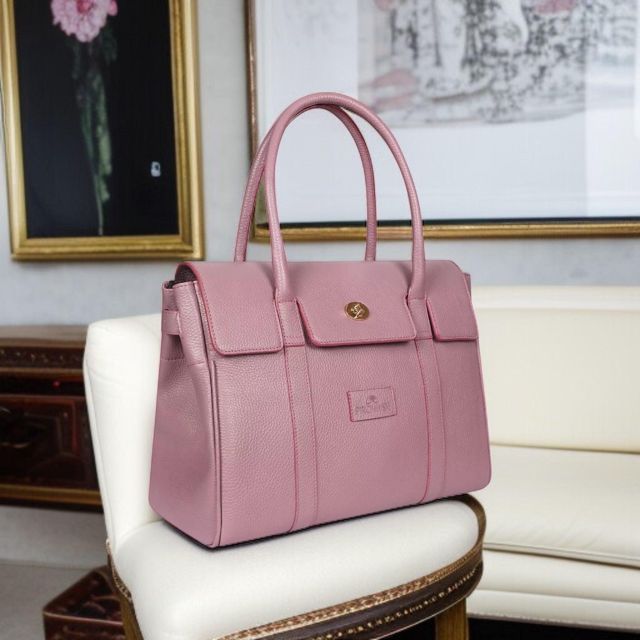 Sophia Handbag - Rose Pink