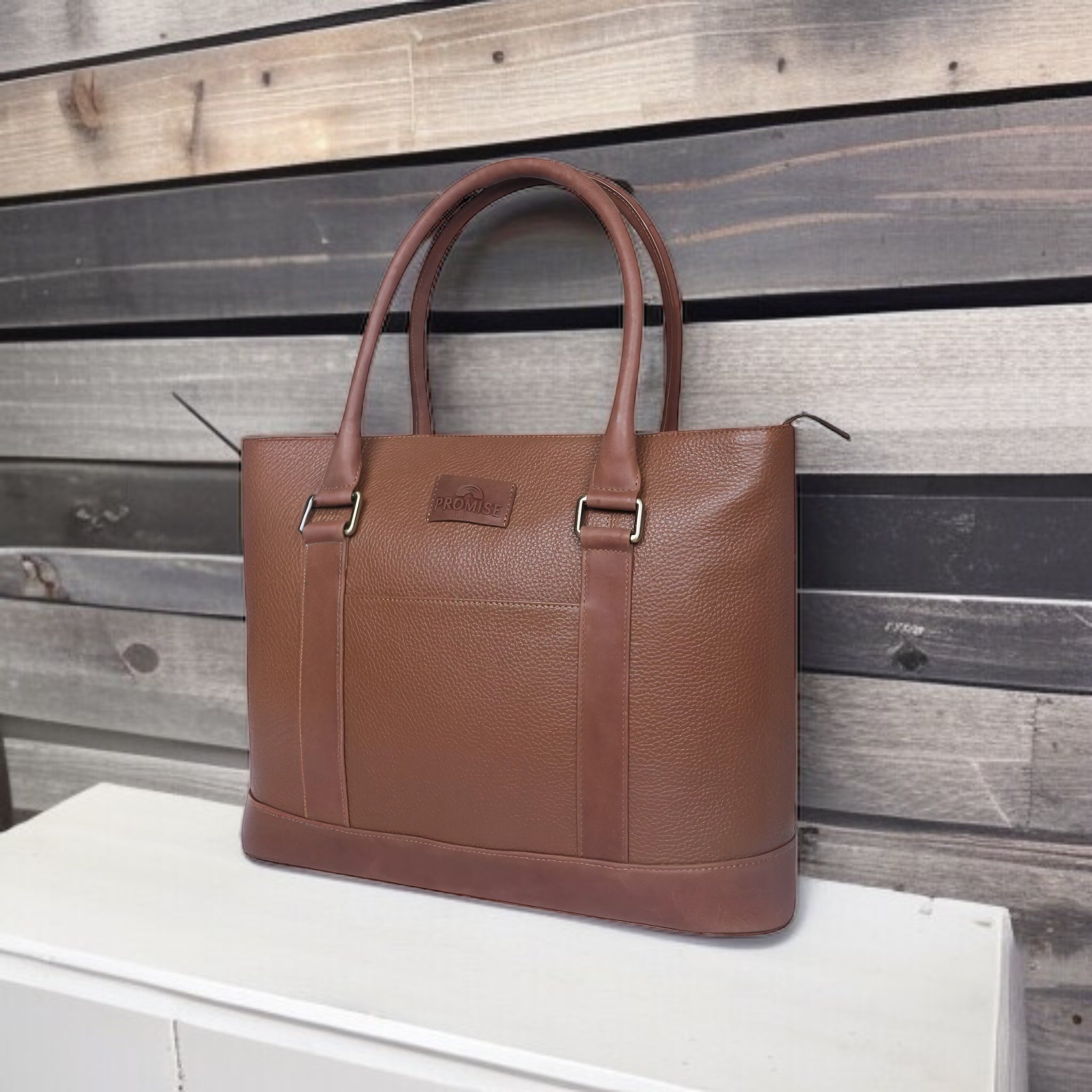 Lyn Tote Bag - Brown
