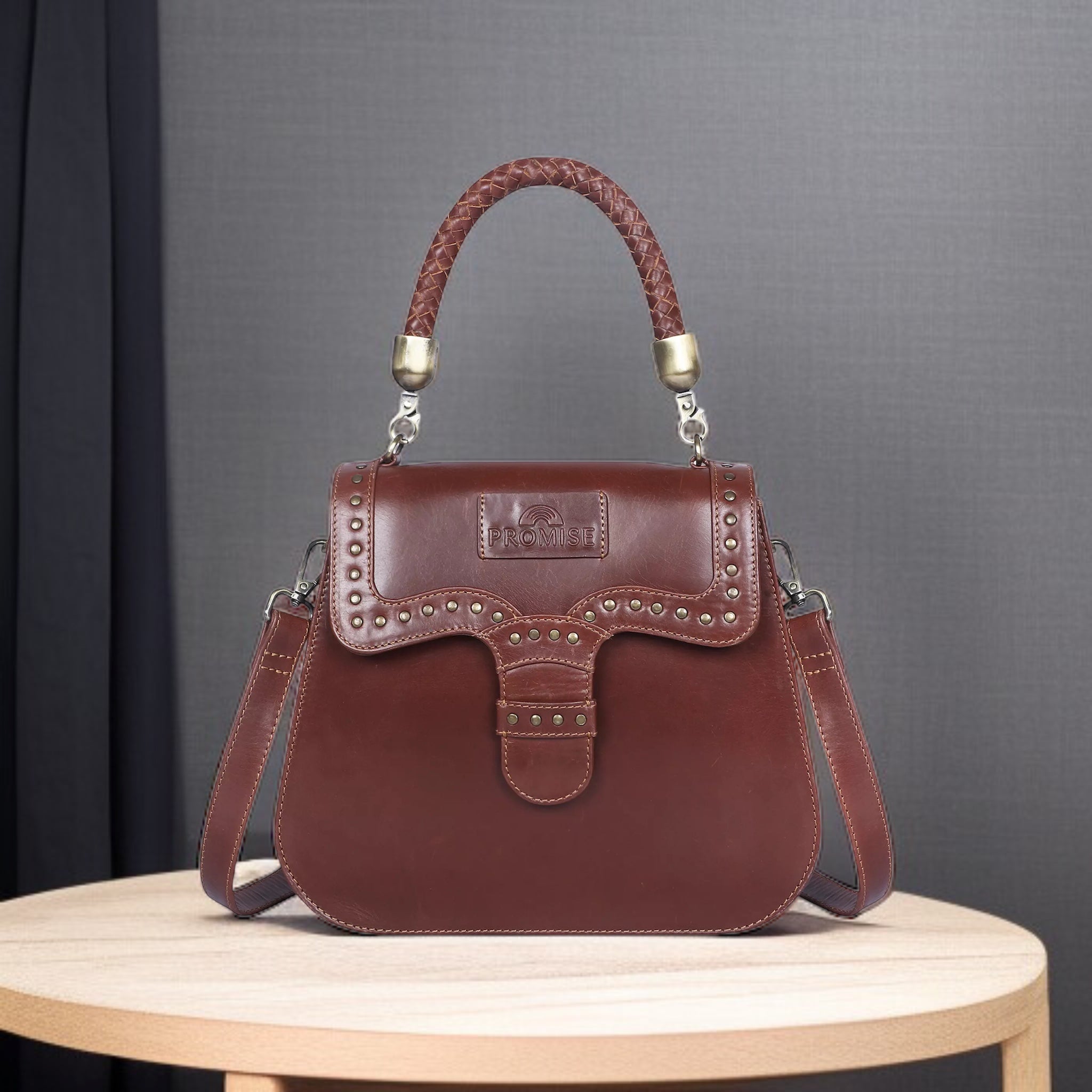 Helen Crossbody Bag - Brown