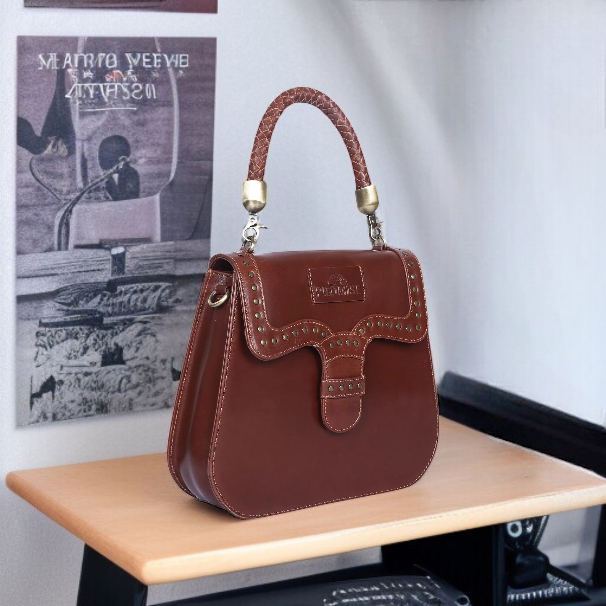 Helen Crossbody Bag - Brown