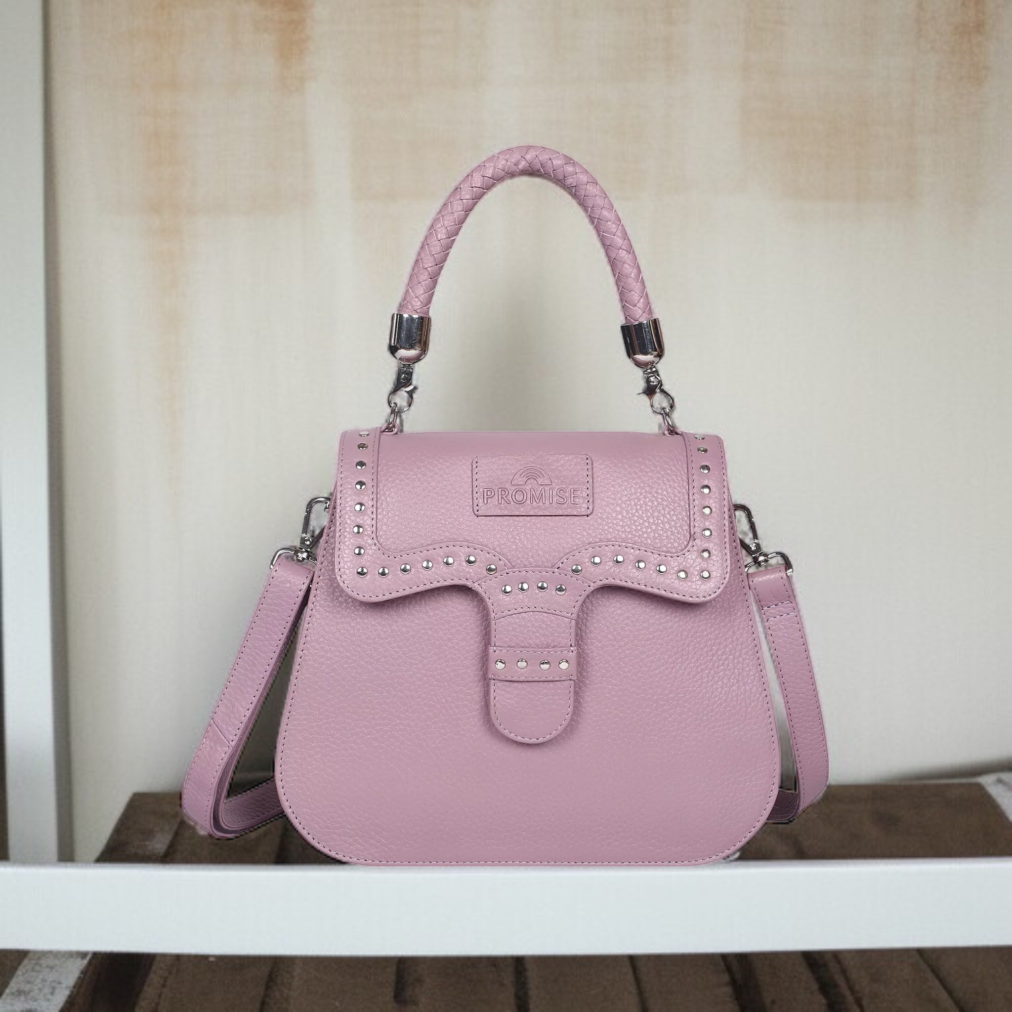 Helen Crossbody Bag - Light Pink