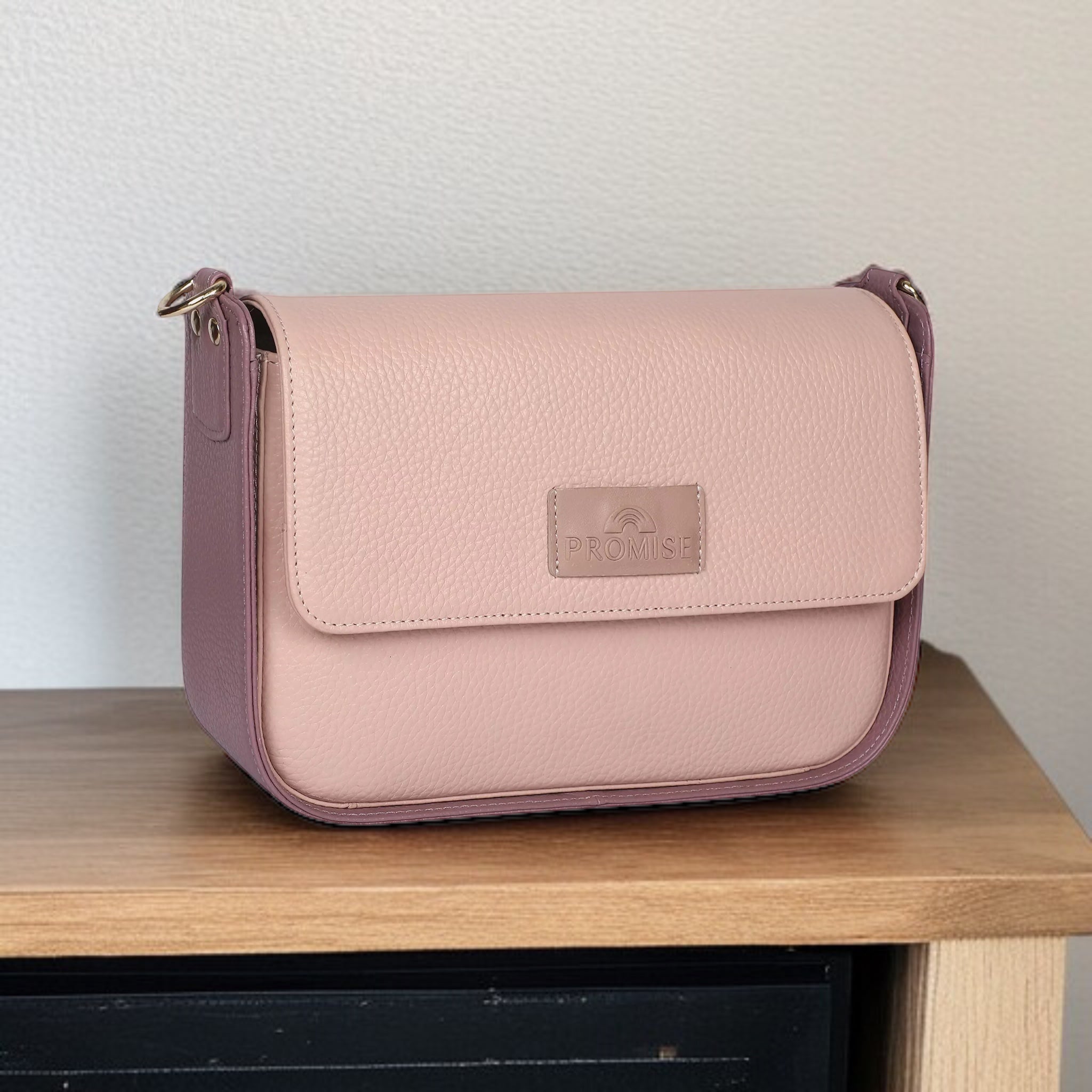Lara Crossbody Bag - Violet & Pink