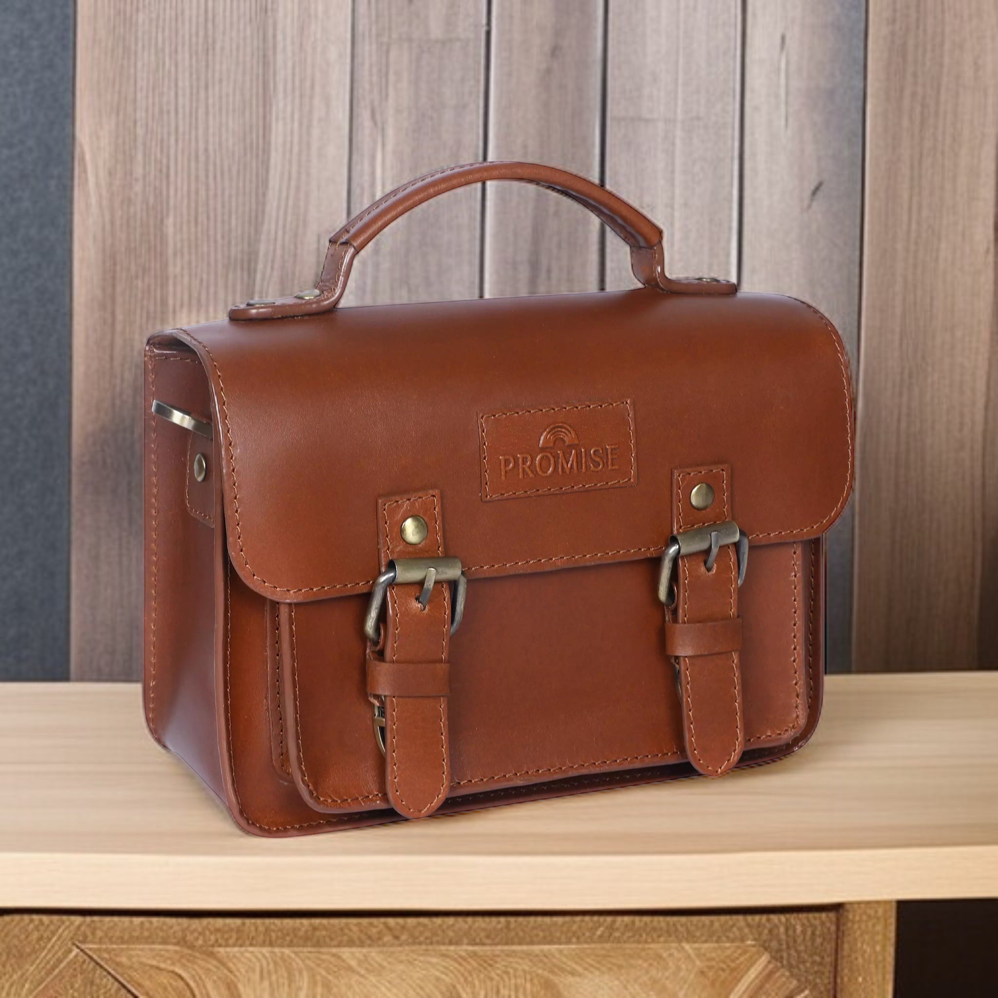 Kristina Satchel Bag - Tan