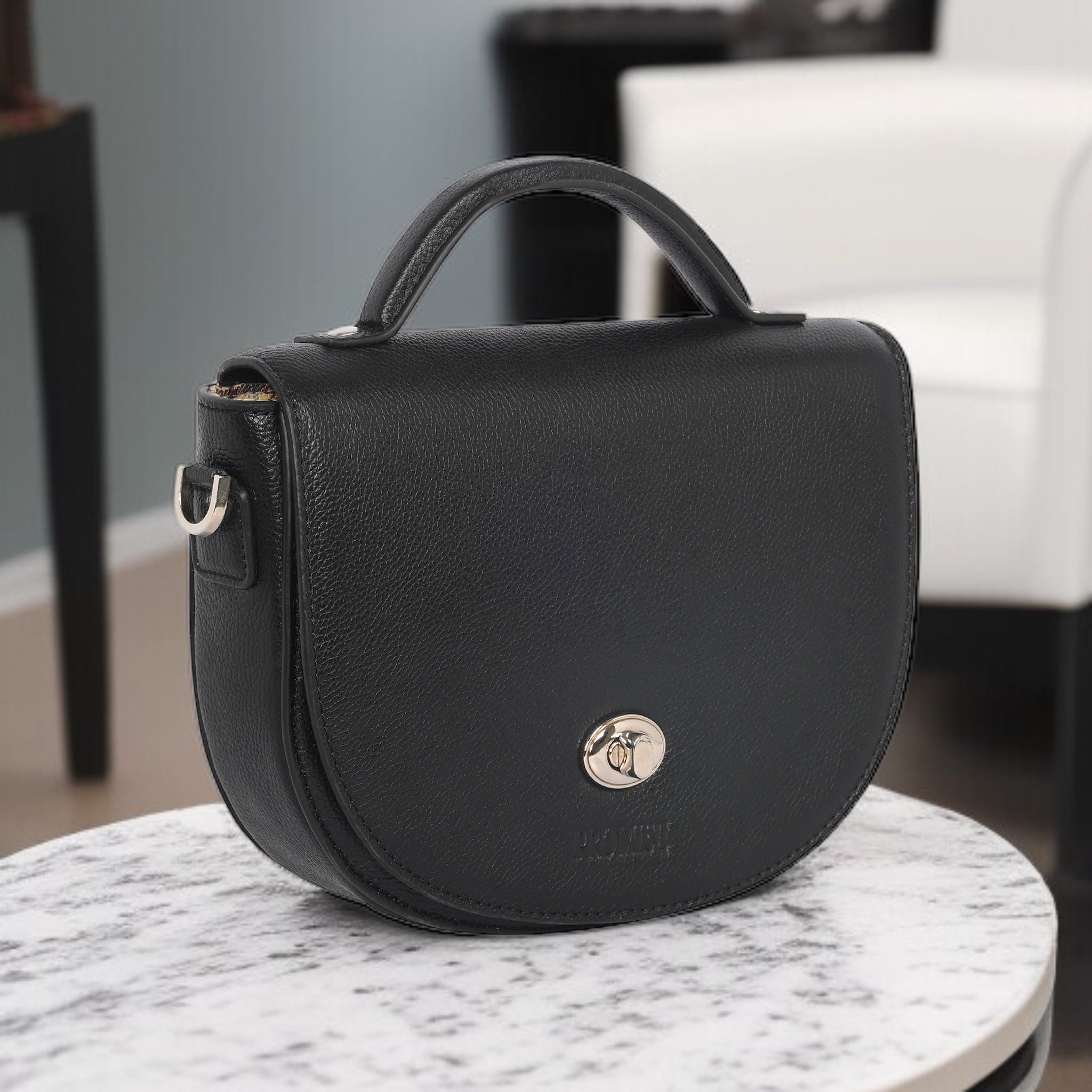 Julie Twisted Bag - Black